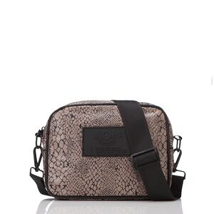 NWT Le Tour- Python Crossbody Bag Aloha Collection in Espresso/Black
